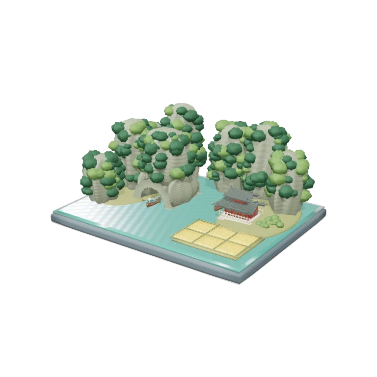 Quần thể danh thắng Tràng An, Ninh Bình — free 3D model
