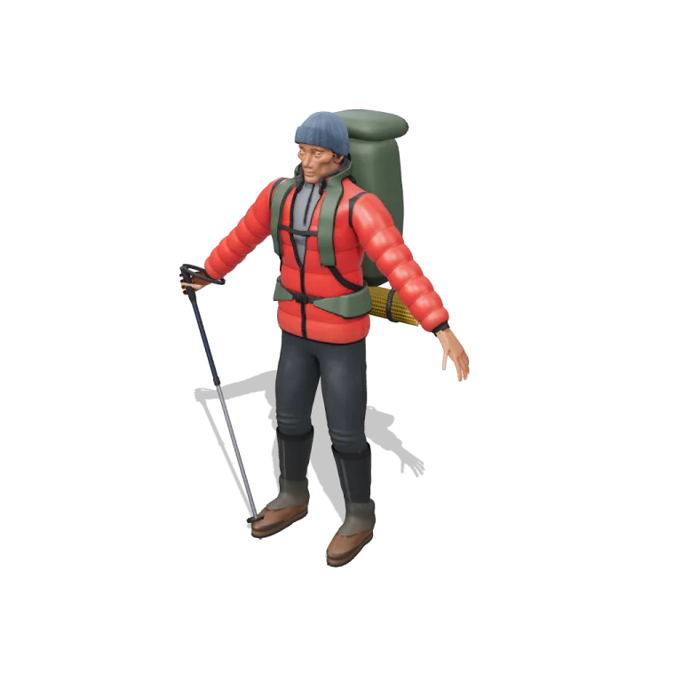 Trekker — free 3D model
