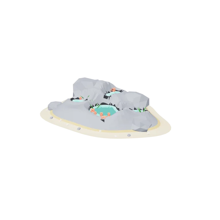Rock pools — free 3D model