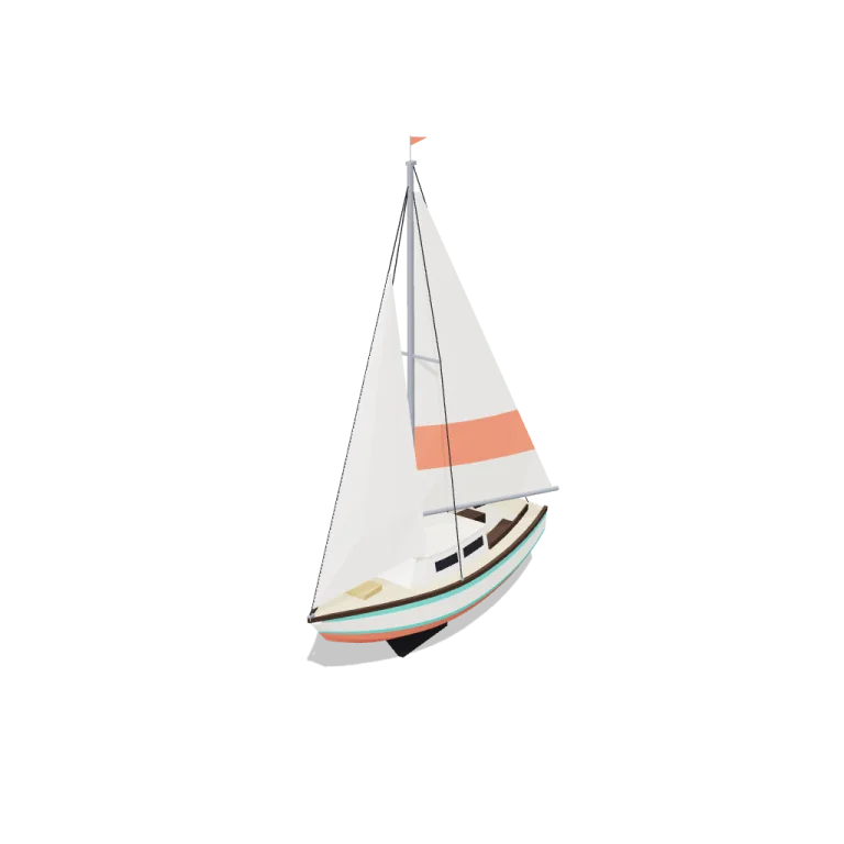 Sailboat — free 3D model