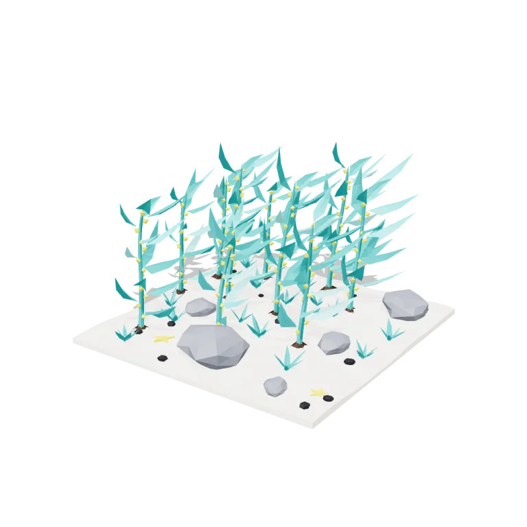 Kelp field tiles — free 3D model