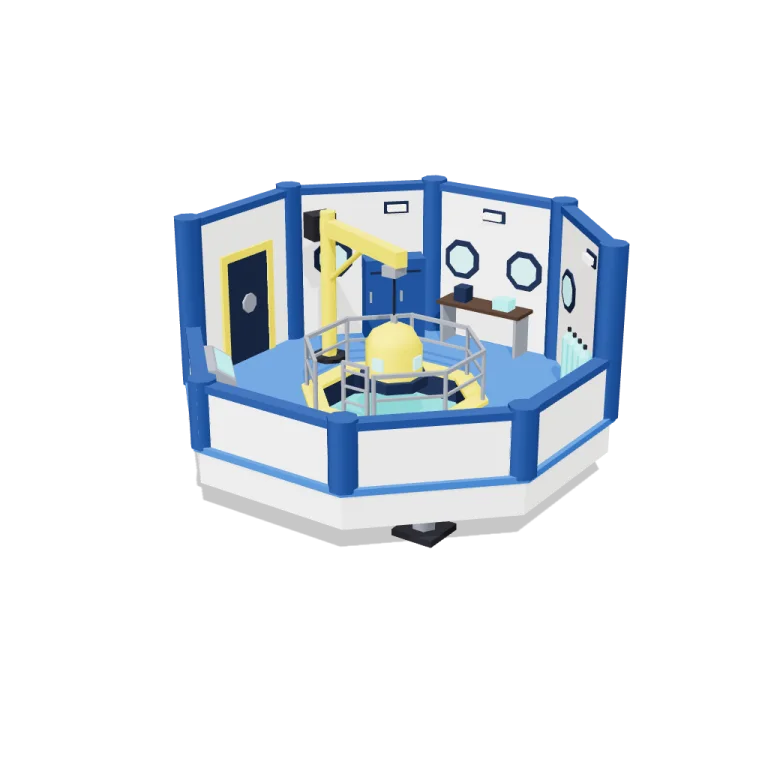 Moon pool room — free 3D model