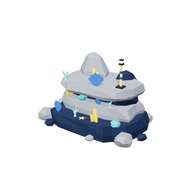 Rock shelf — free 3D model