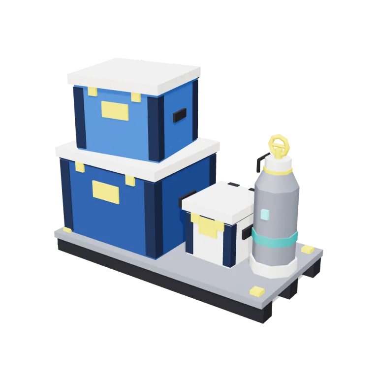 Supply crates — free 3D model