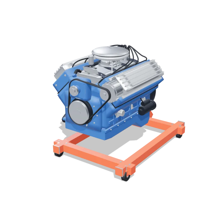 V8 Engine — free 3D model