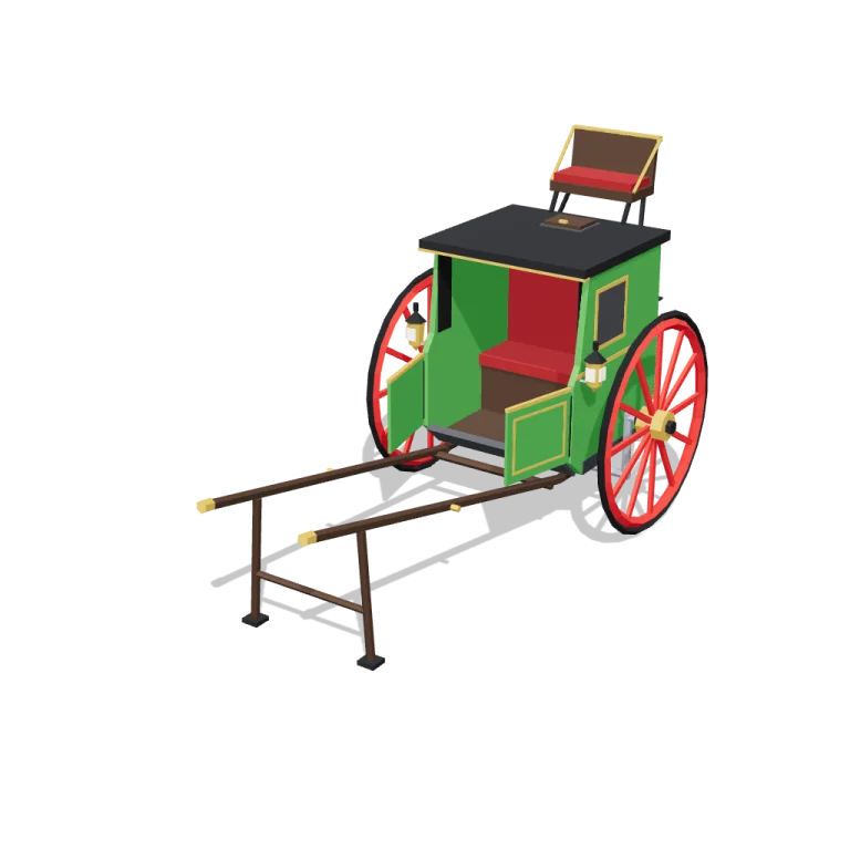 Hansom cab — free 3D model