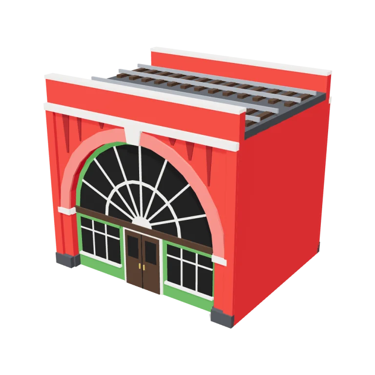 Railway arch 3D model