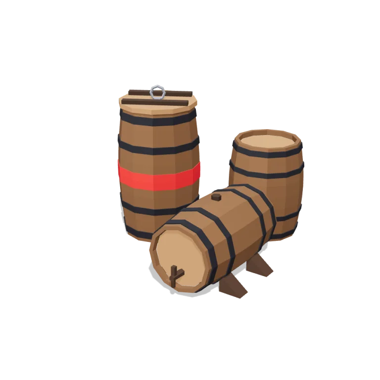 Barrels — free 3D model
