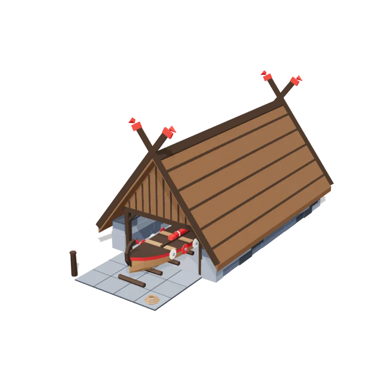 Boat shed — free 3D model