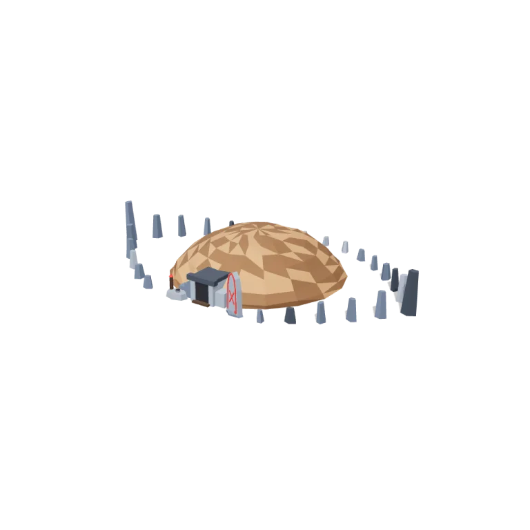 Burial mound — free 3D model