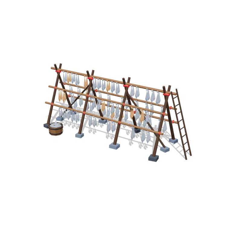 Fish racks — free 3D model