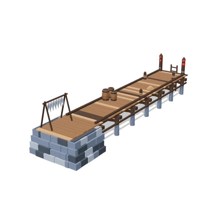 Jetty — free 3D model