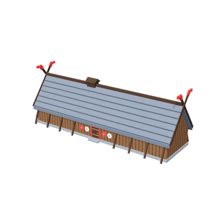 Longhouse — free 3D model