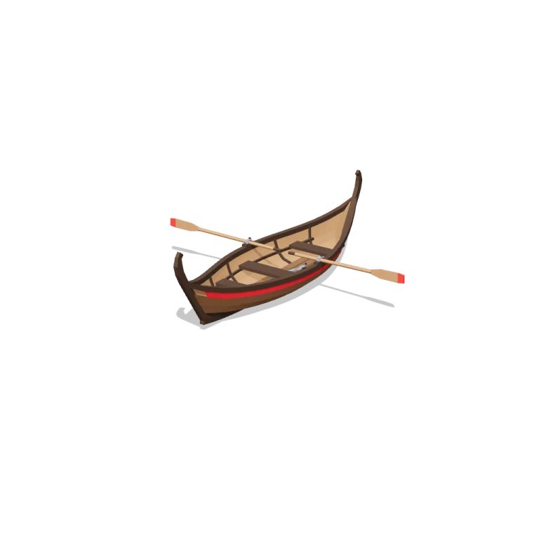 Rowing boat — free 3D model