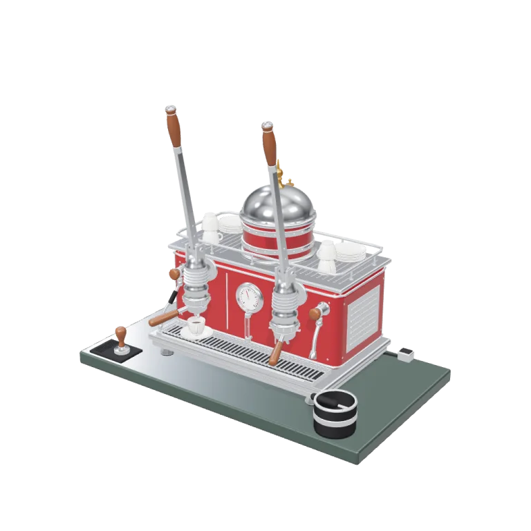 Lever Espresso Bar — free 3D model