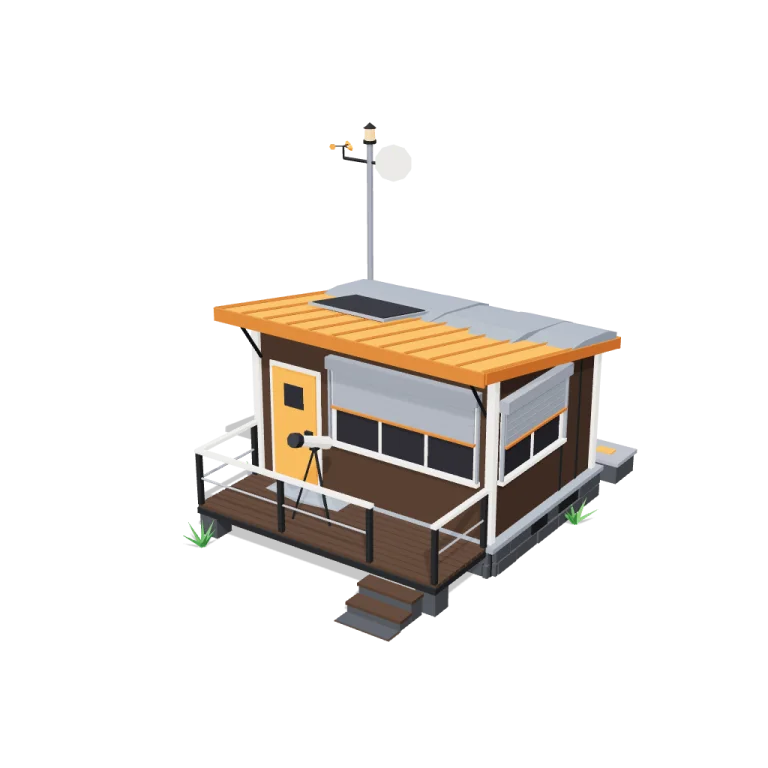 Observation hut — free 3D model