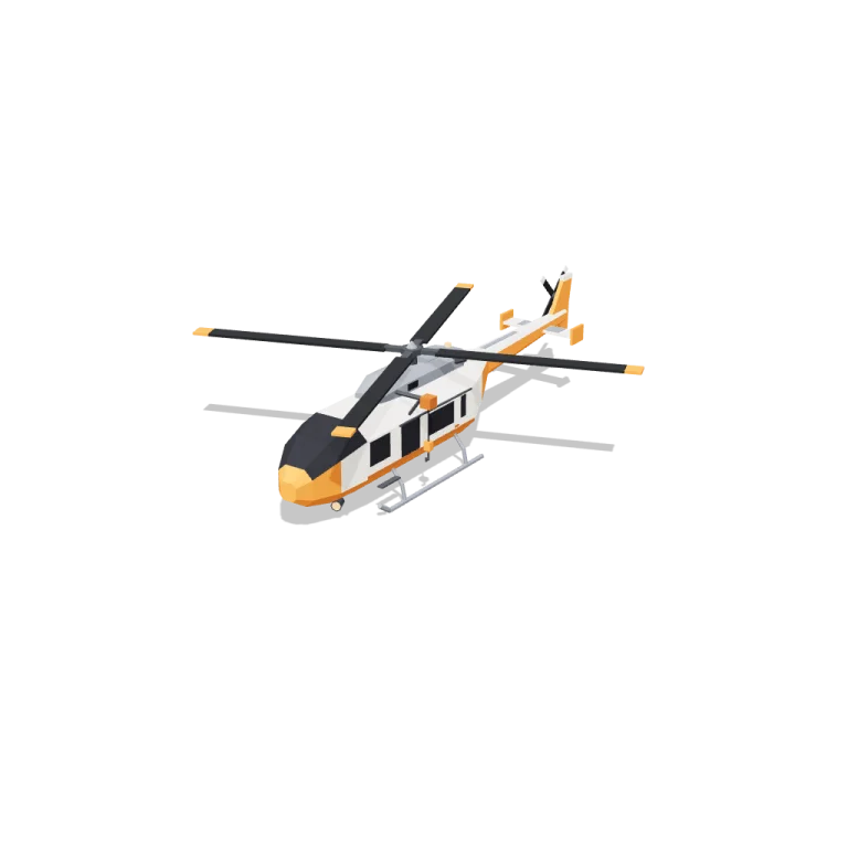 Rescue helicopter — free 3D model