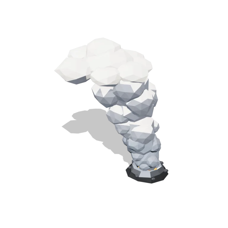 Smoke plume — free 3D model