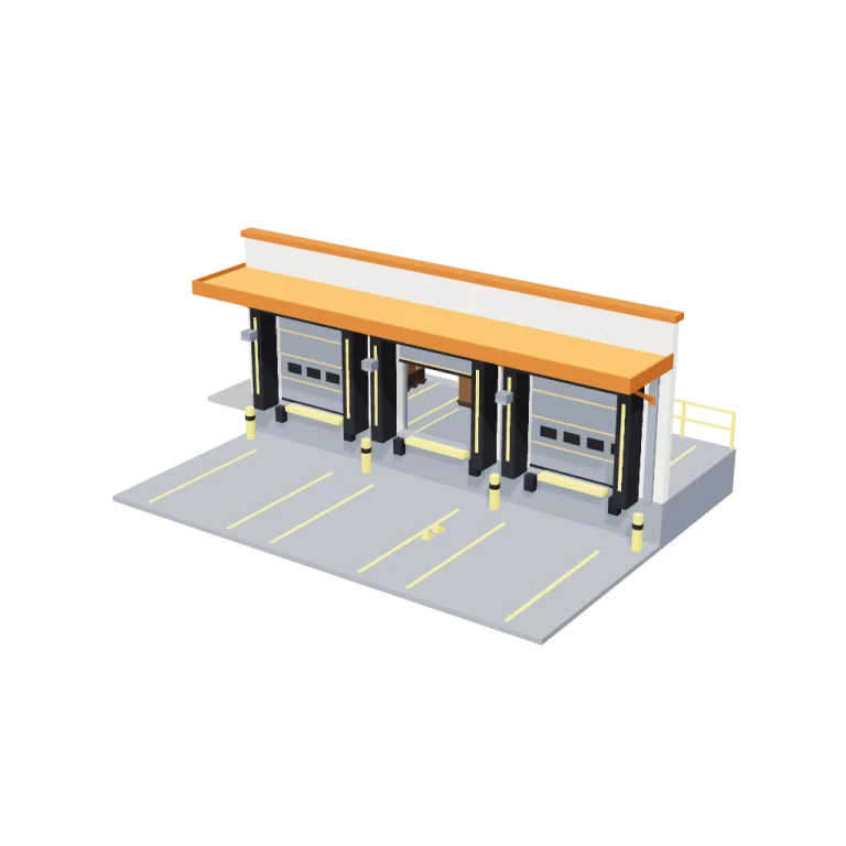 Loading bays — free 3D model