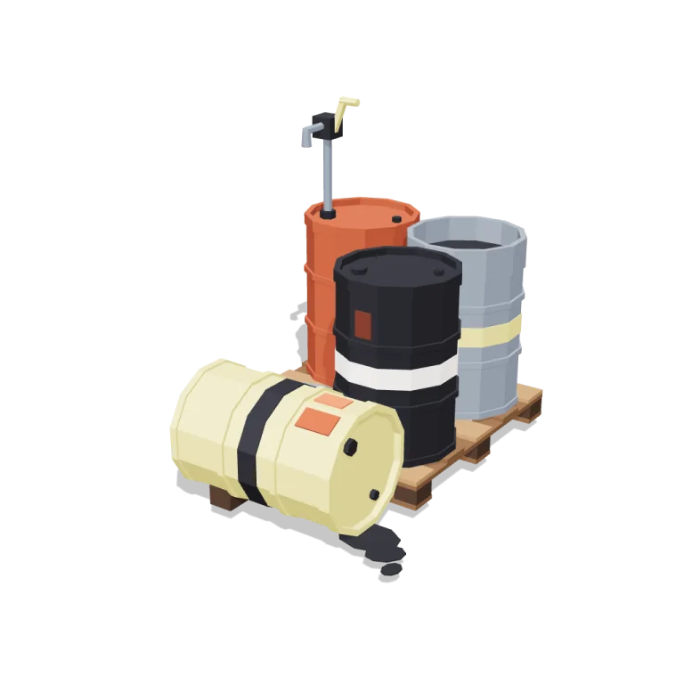 Oil drums — free 3D model