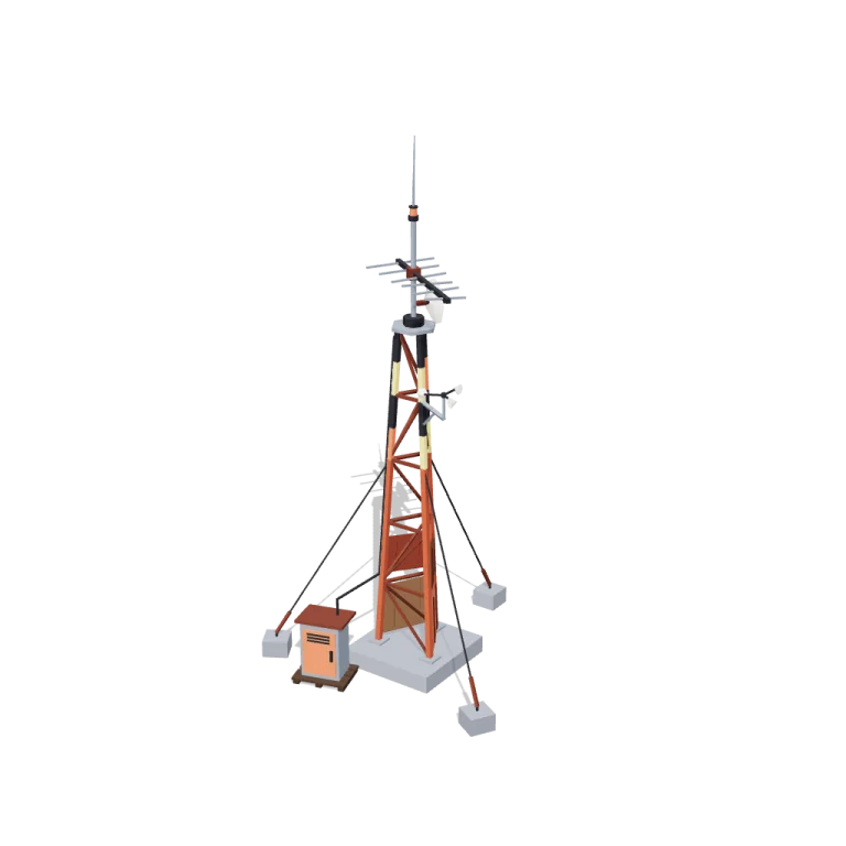 Radio mast — free 3D model