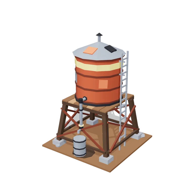 Water tank — free 3D model