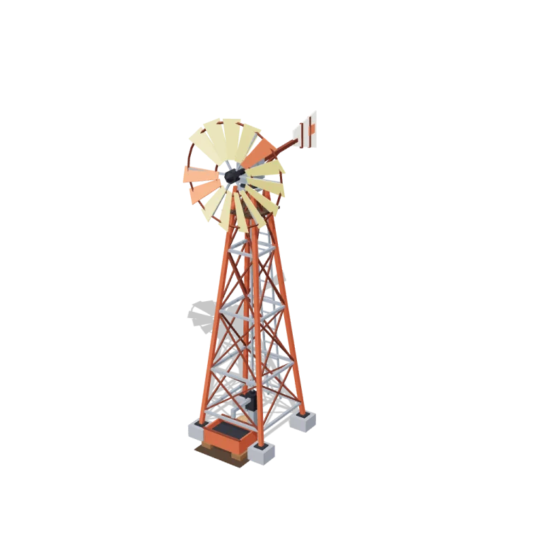 Wind pump — free 3D model
