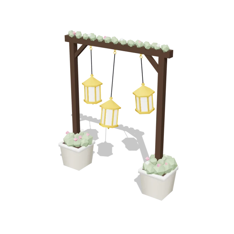 Swinging lights — free 3D model