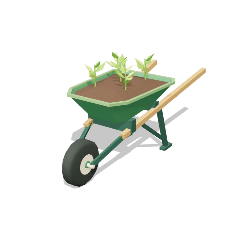 Wheelbarrow — free 3D model