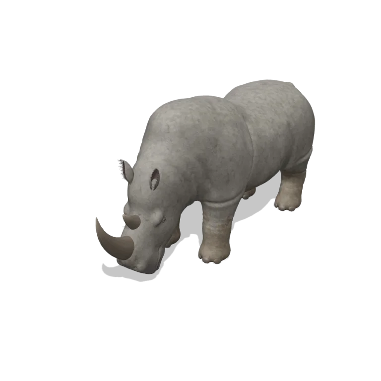 White Rhinoceros — free 3D model
