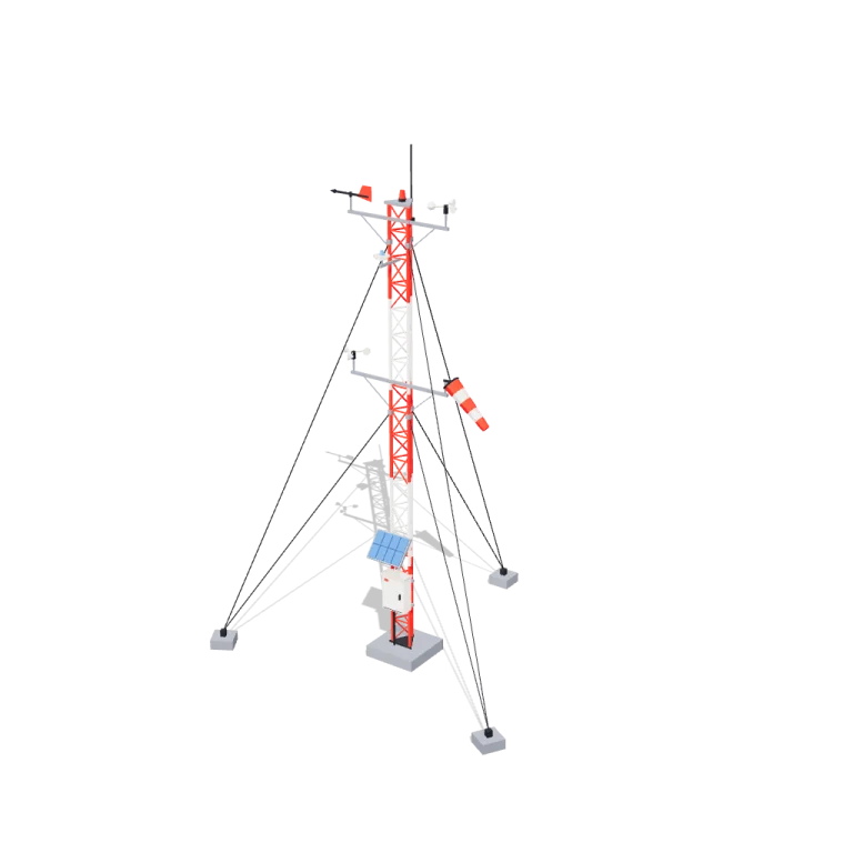 Weather mast — free 3D model