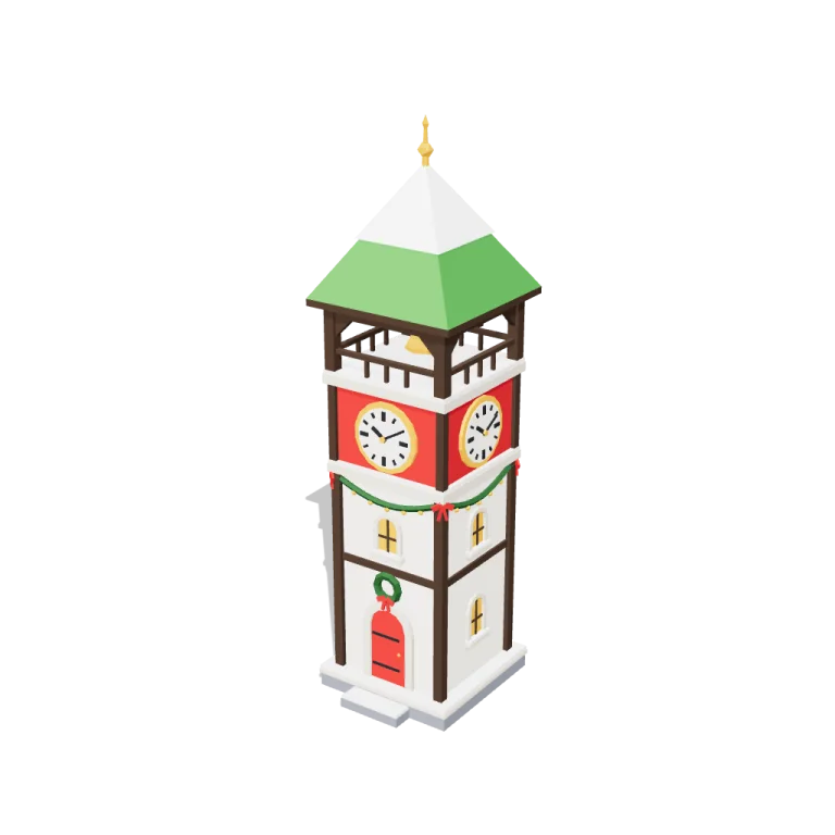 Clock tower — free 3D model