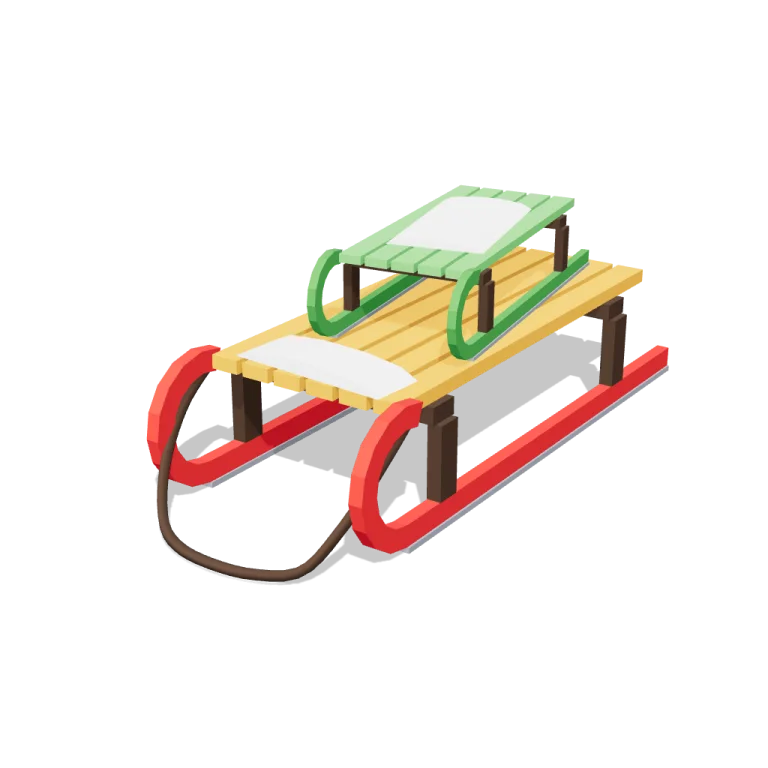 Sleds — free 3D model