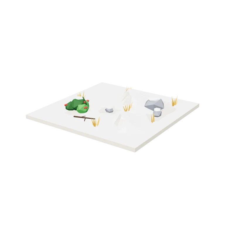 Snow tiles — free 3D model