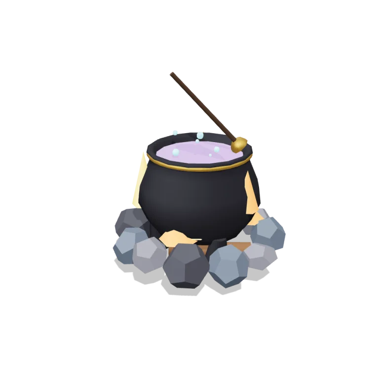 Bubbling Cauldron — free 3D model