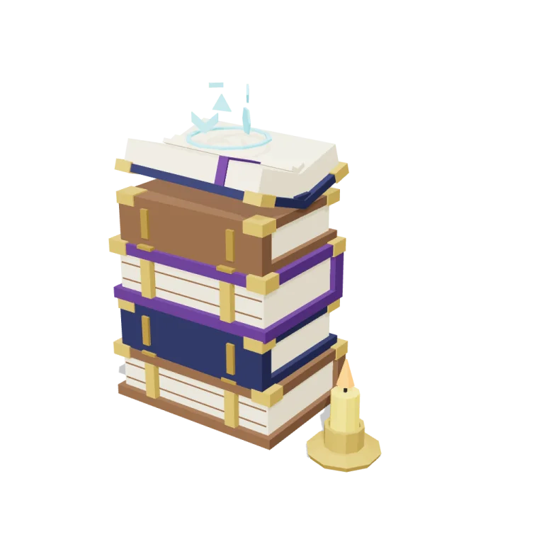 Spellbook Stack — free 3D model