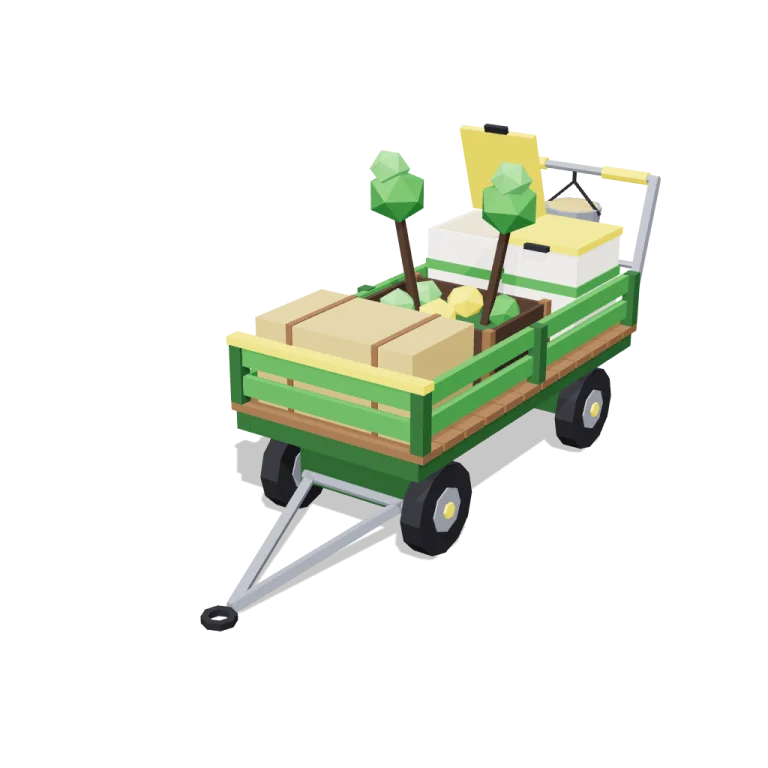 Feeding cart — free 3D model