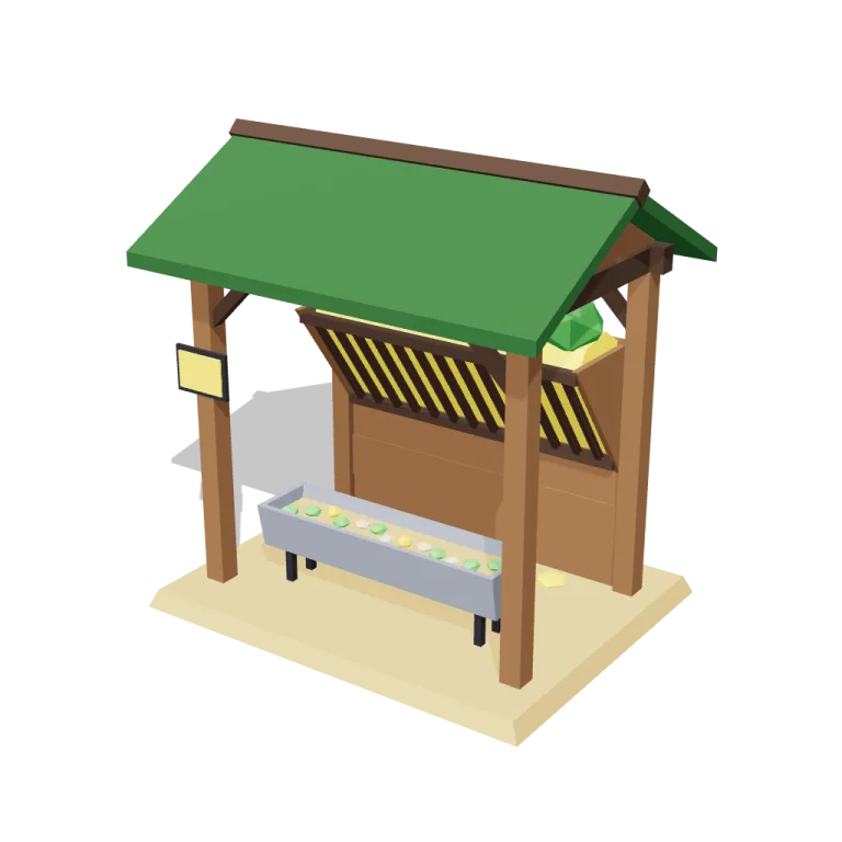 Feeding stations — free 3D model