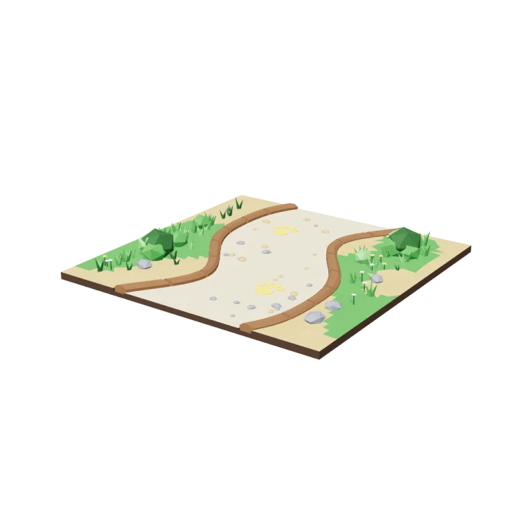 Path tiles — free 3D model