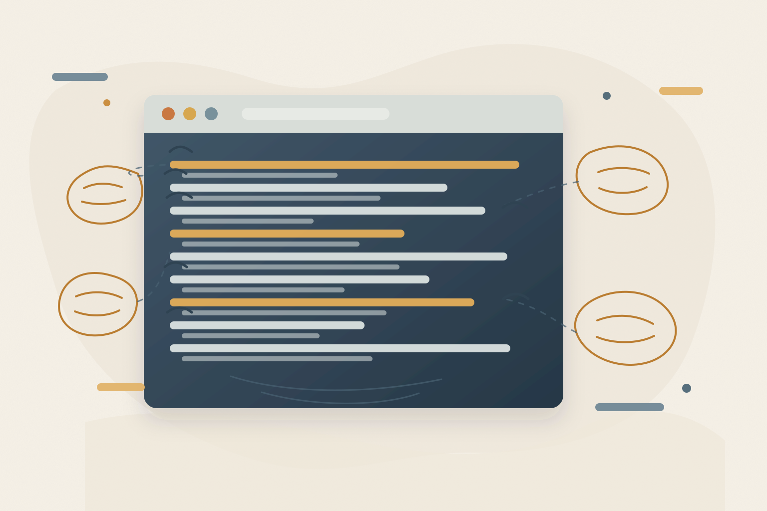 An annotated debugging session pairs terminal output with notes so a developer can review how a fix was reached.