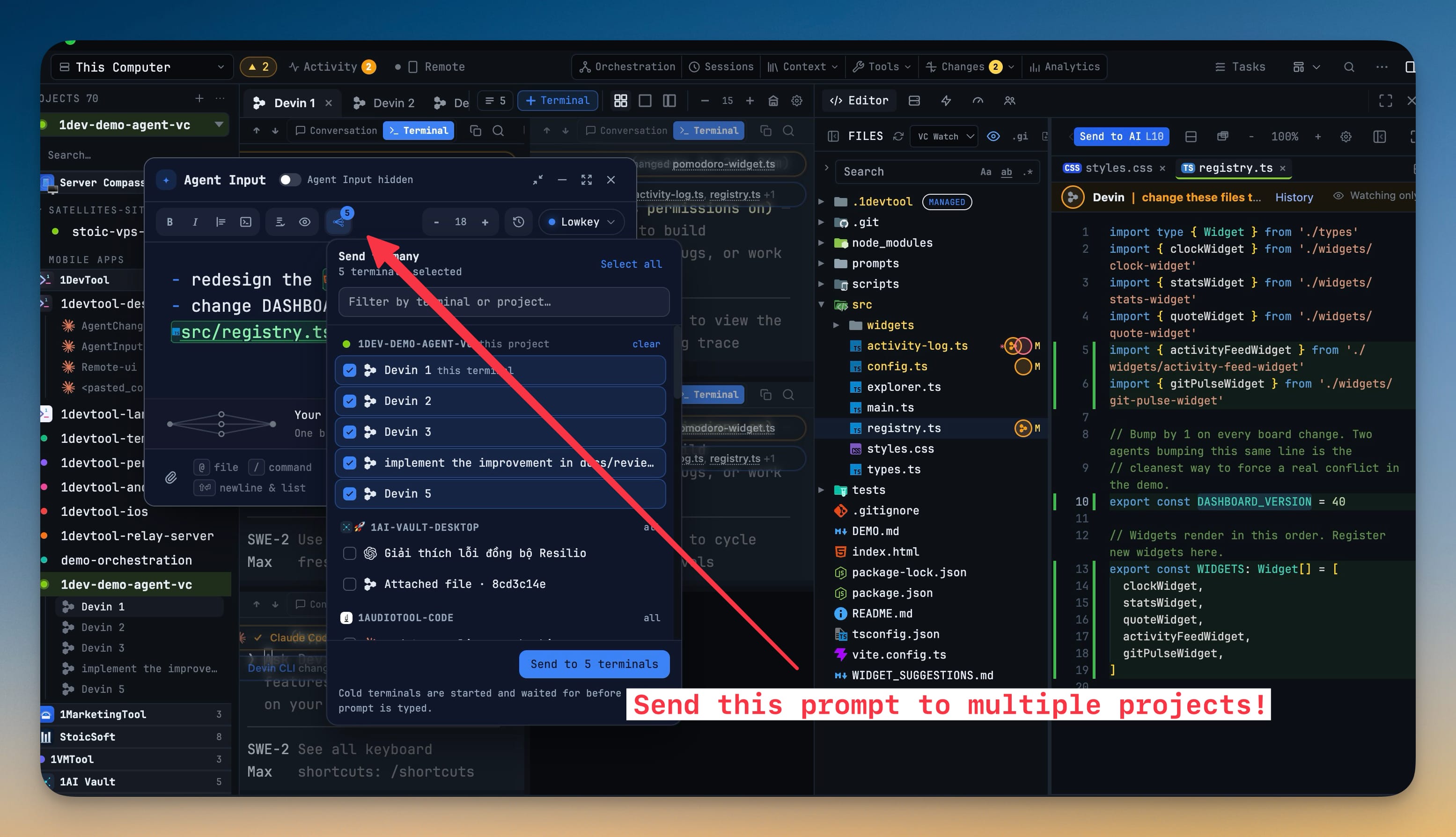 One Prompt, Every Agent — and a Way to Find Any Terminal featured screenshot