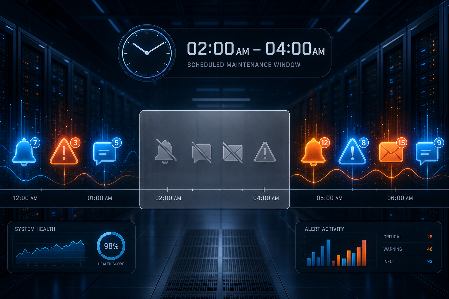Maintenance windows done right: mute the noise, not the real outages