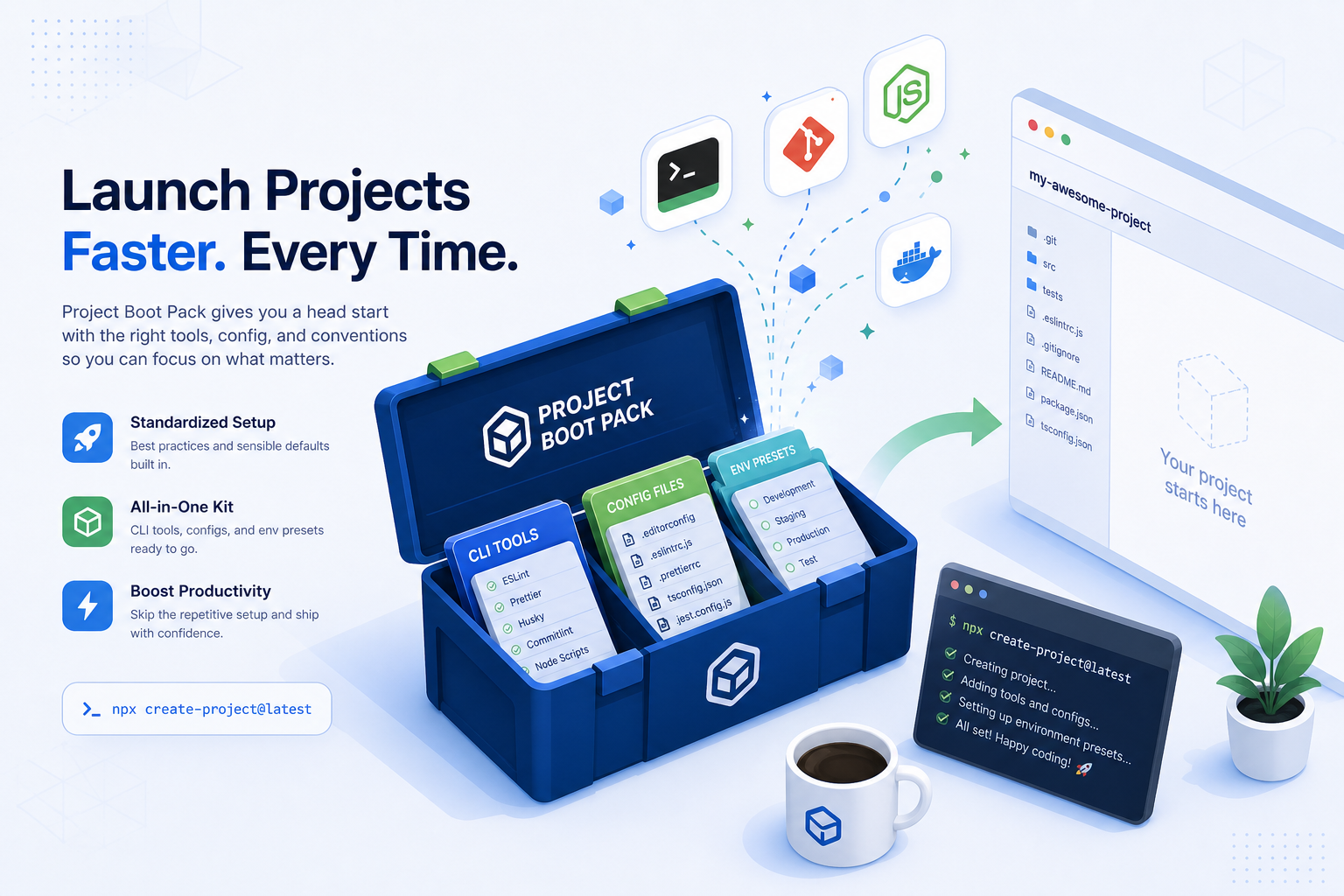 Reusable project boot packs: the consulting onboarding pattern that beats rebuilding your shell