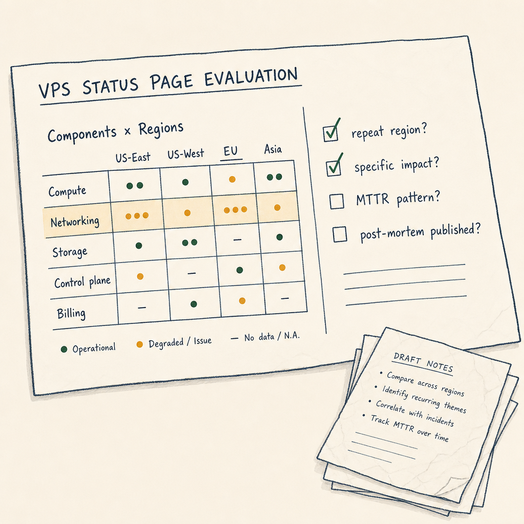 Checklist view for component patterns, repeat regional failures, and vague provider wording