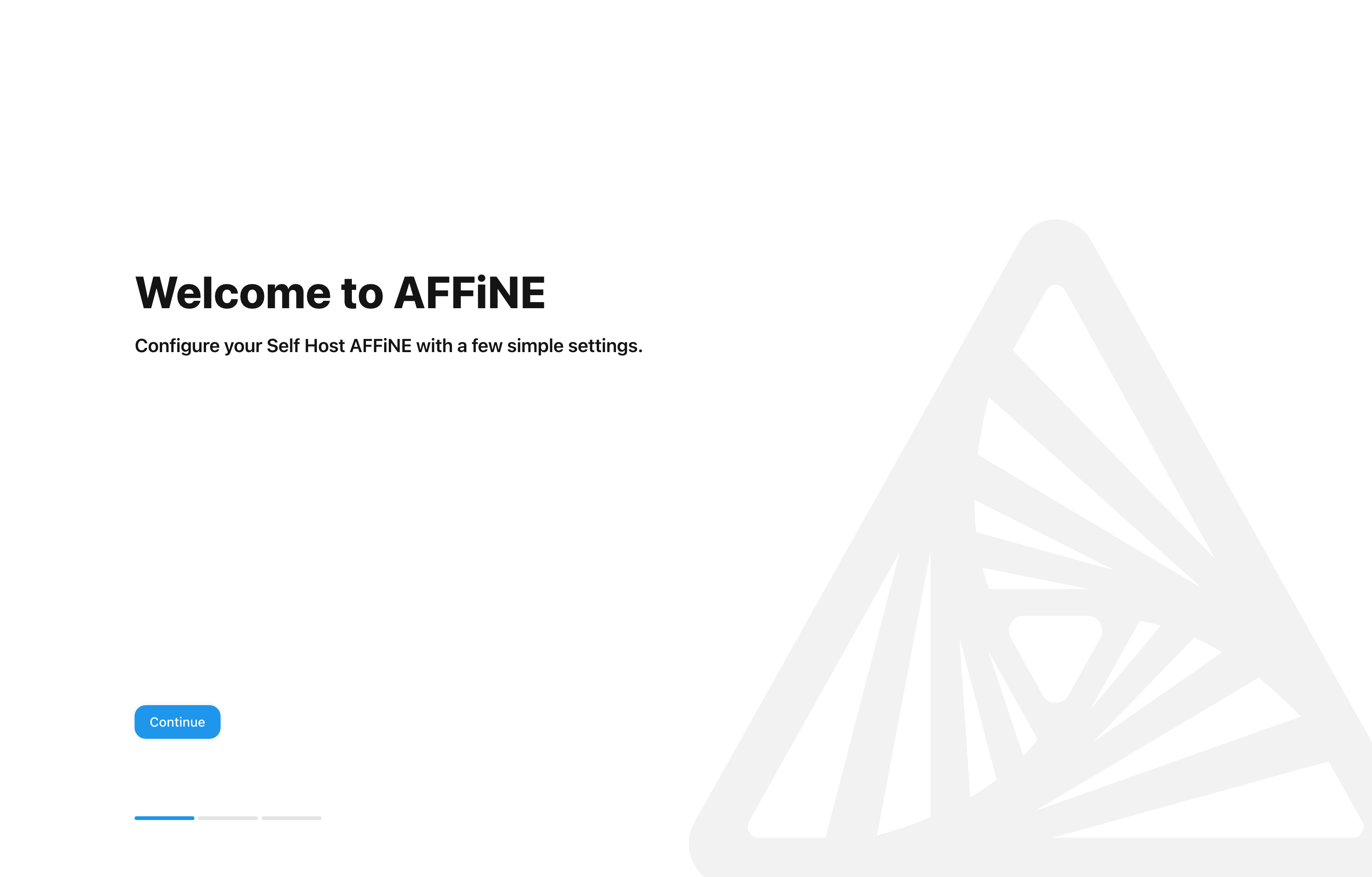 The deployed Affine web UI loaded in a browser
