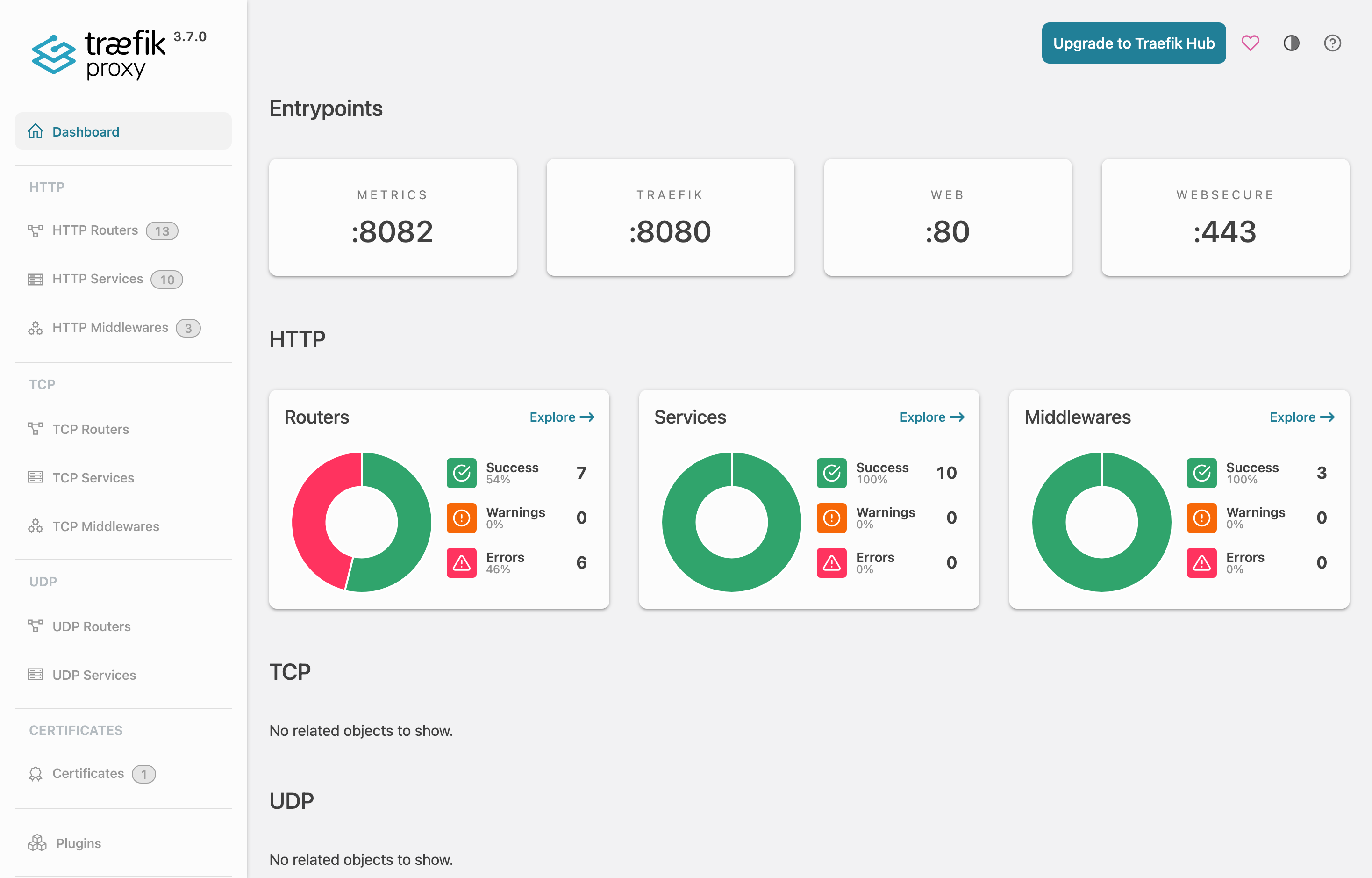 The deployed Browserless endpoint loaded in a browser