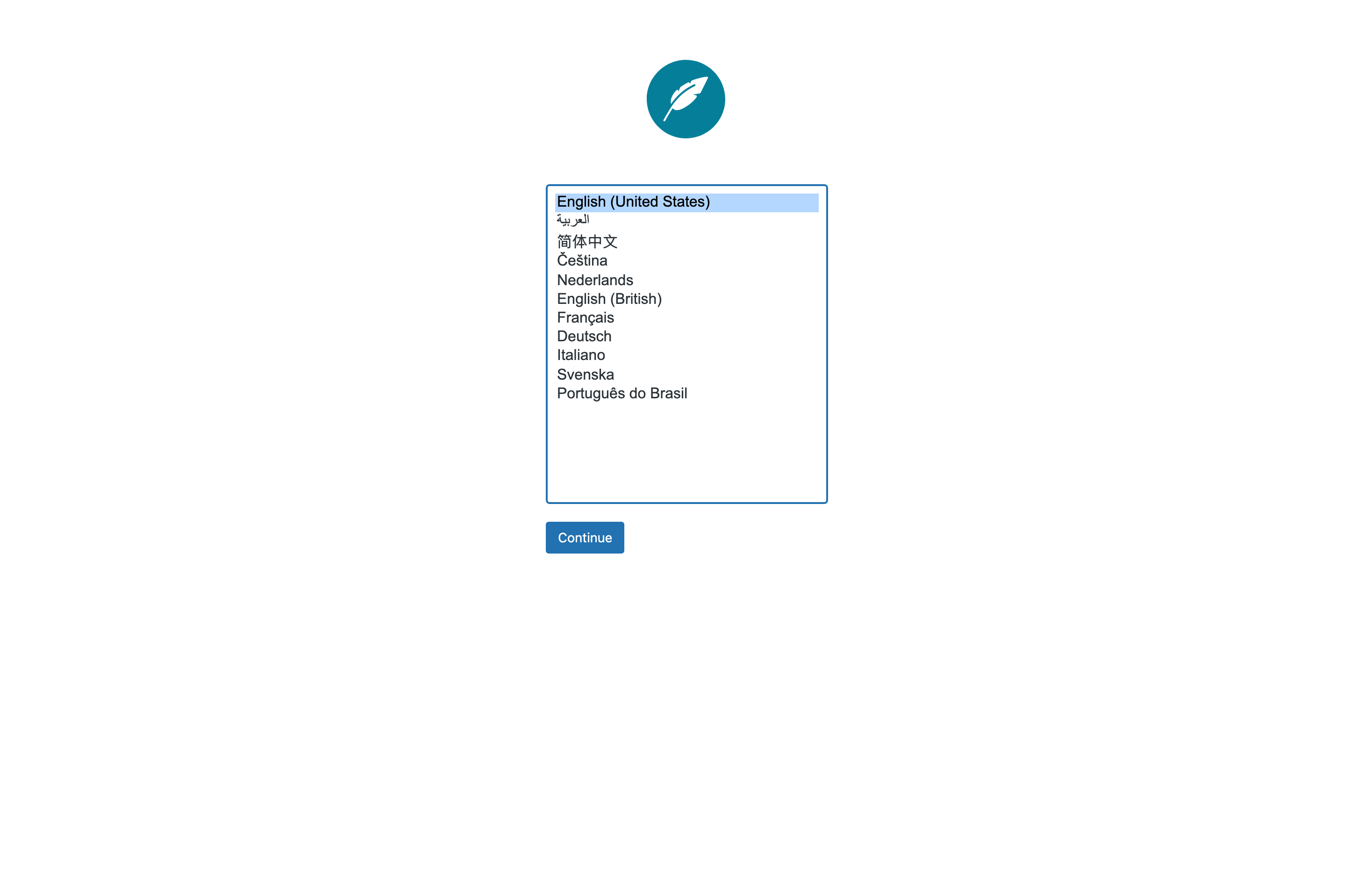 The deployed ClassicPress web UI loaded in a browser