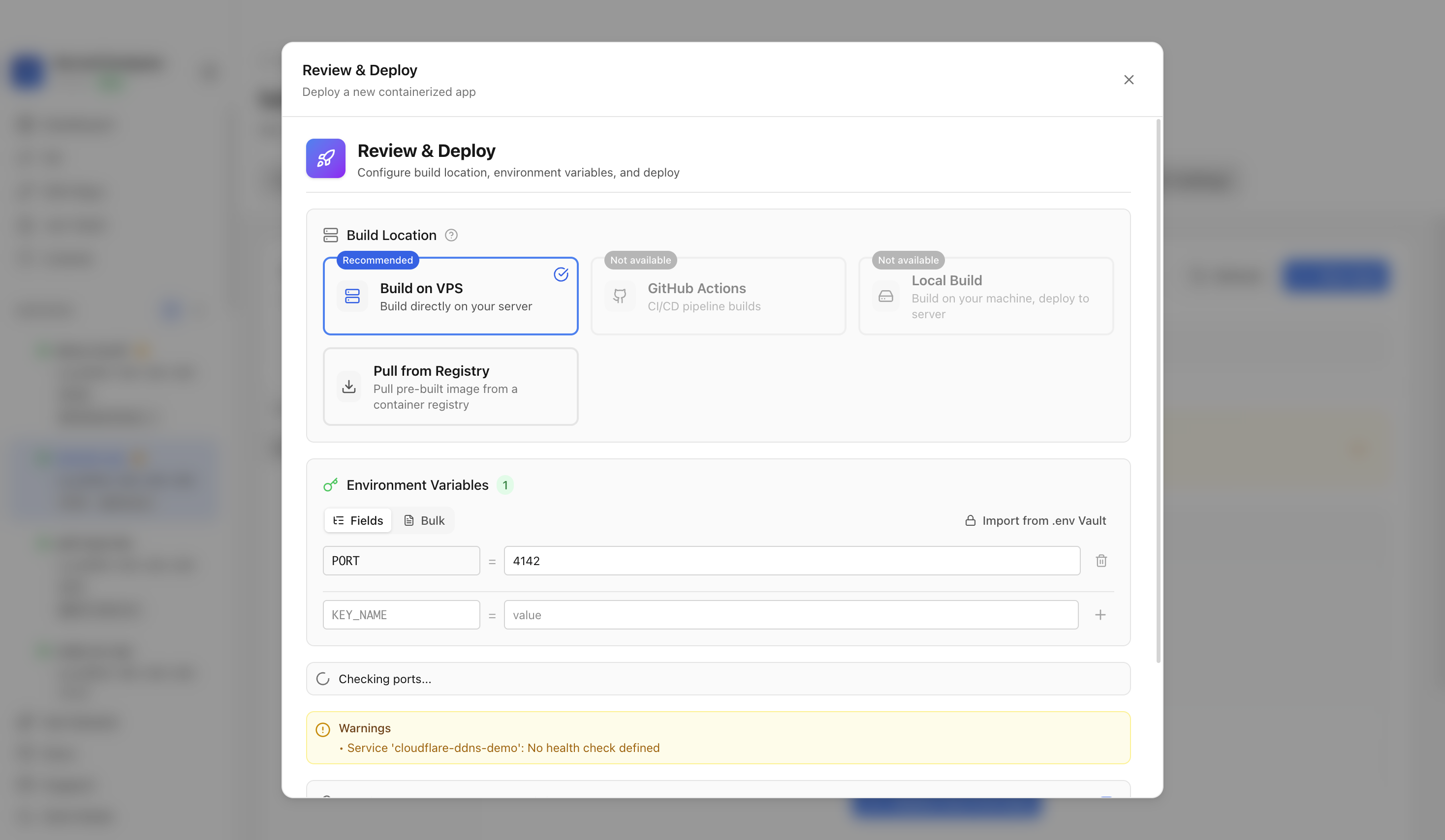 Reviewing Cloudflare DDNS before deployment