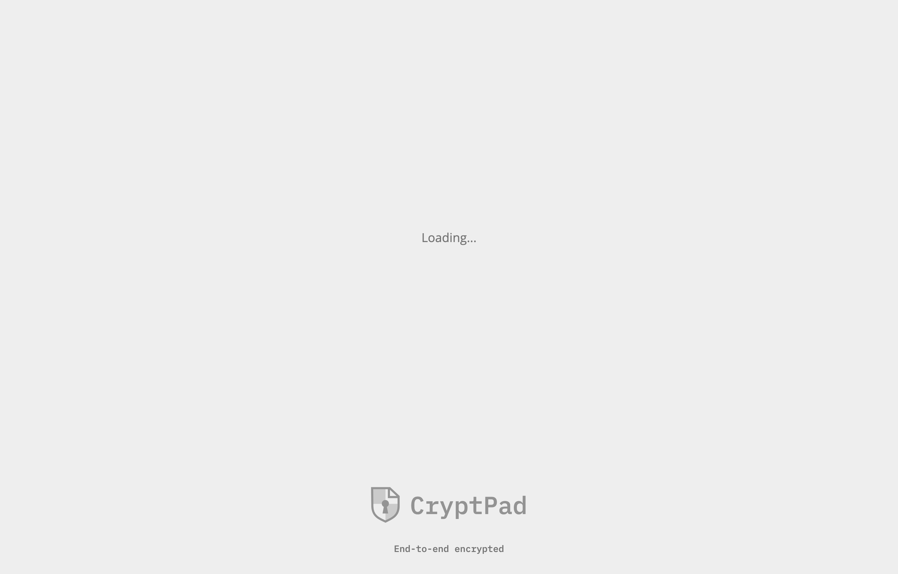 The deployed CryptPad homepage loaded in a browser
