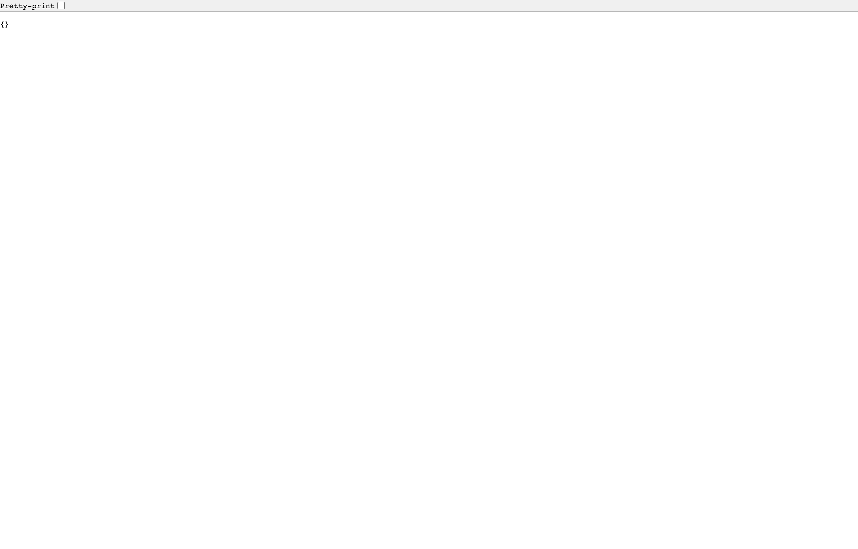 The deployed Docker Registry API endpoint loaded in a browser